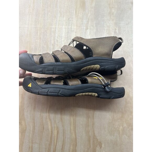 Keen Men’s 13m Leather Sandals Round Toe - Picture 6 of 7
